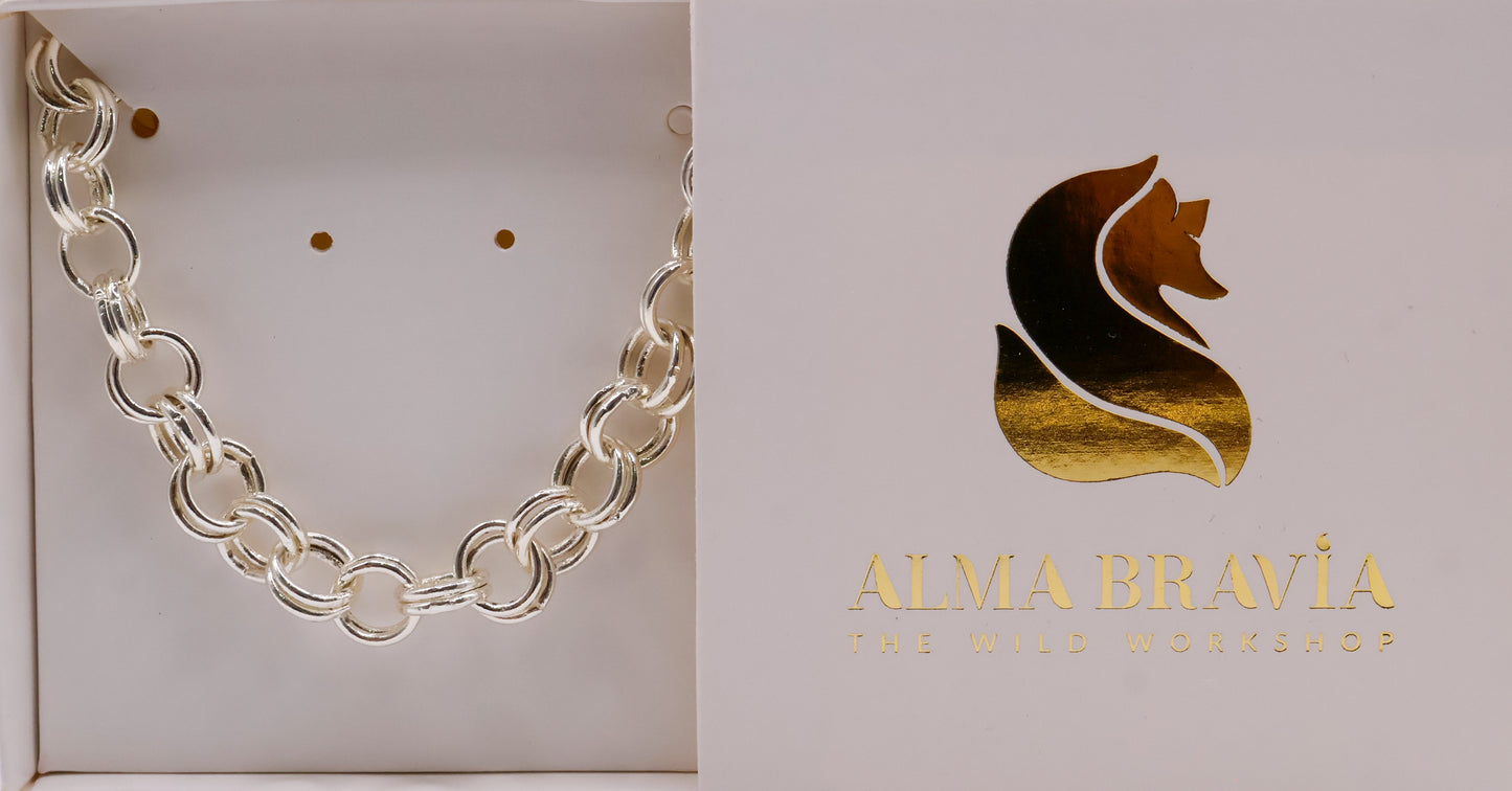 Cadena doble argolla