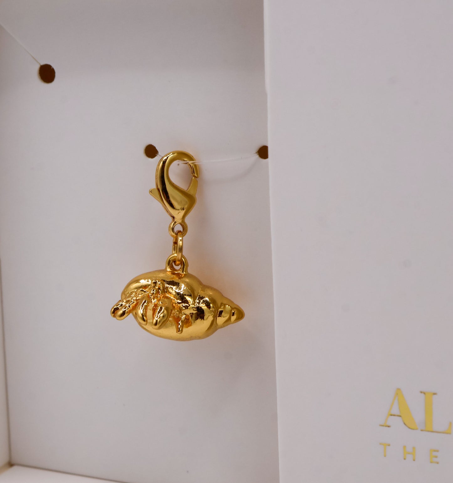 Charm cangrejo ermitaño baño de oro o plata