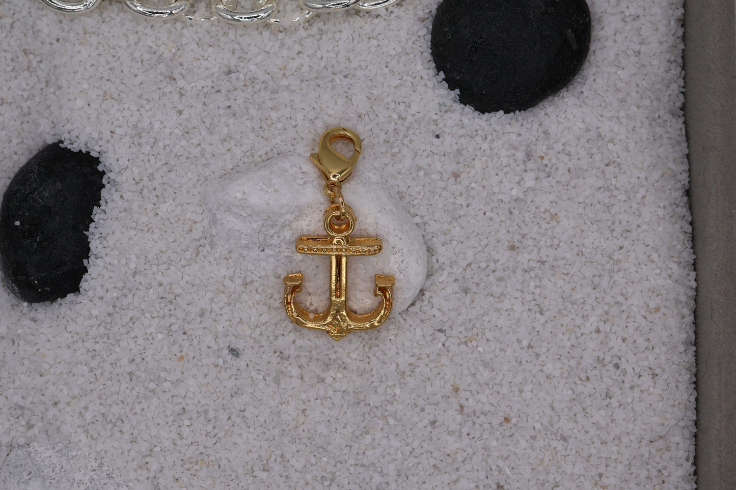 Charm Ancla en baño de oro o plata