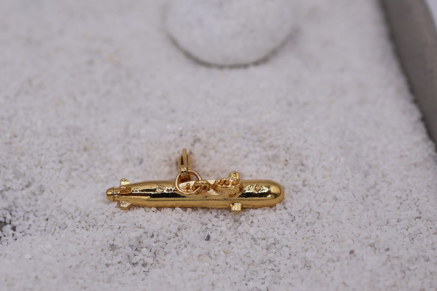 Charm submarino baño de oro o plata