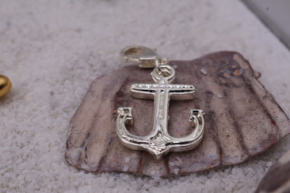 Charm Ancla en baño de oro o plata