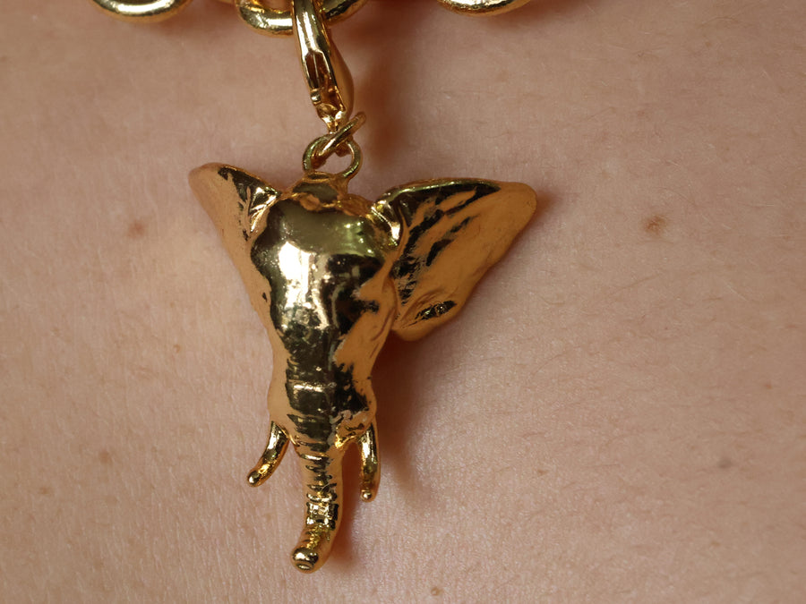 Charm Elefante en baño de oro o plata