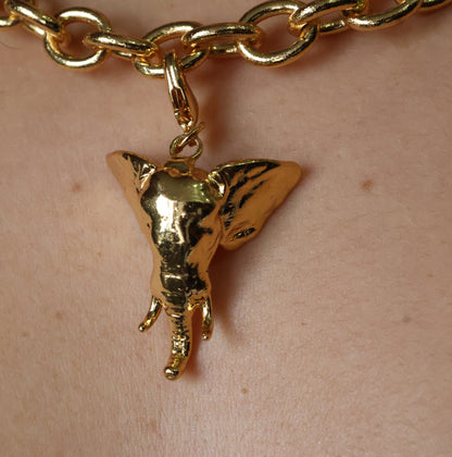 Charm Elefante en baño de oro o plata