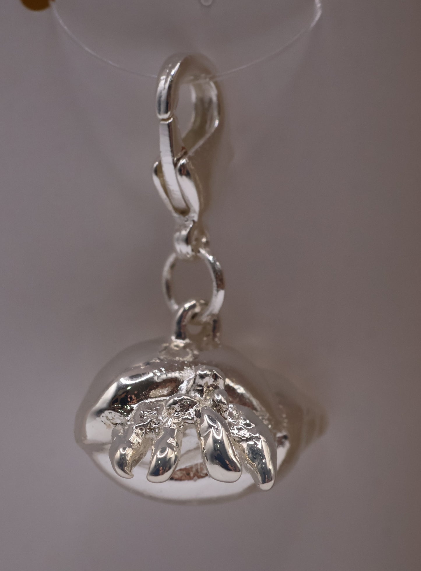 Charm cangrejo ermitaño baño de oro o plata