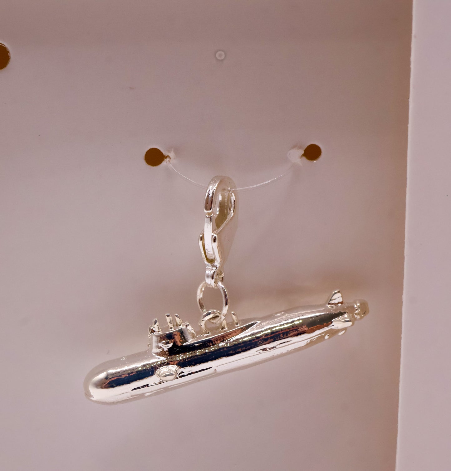 Charm submarino baño de oro o plata
