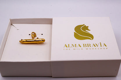 Charm submarino baño de oro o plata