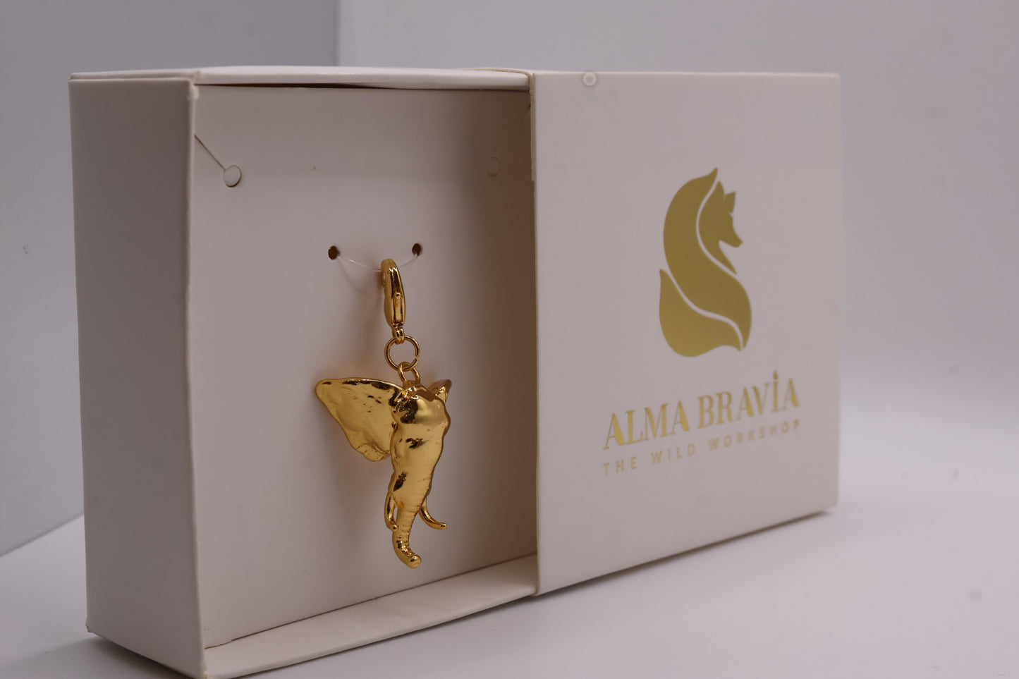 Charm Elefante en baño de oro o plata