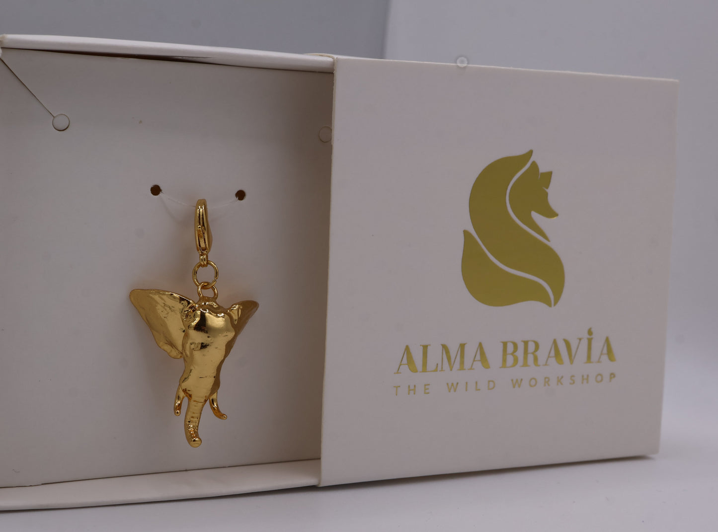 Charm Elefante en baño de oro o plata