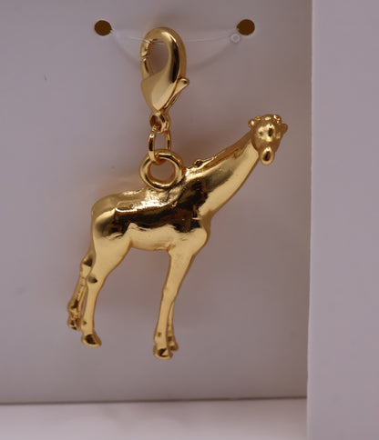 Charm Jirafa con baño en oro o plata