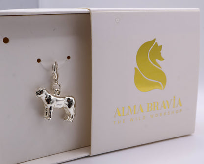 Charm leona baño de oro o plata