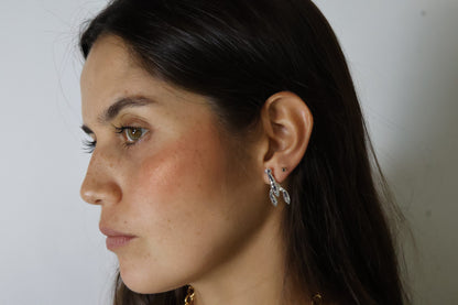 Aretes langosta en baño de oro o plataALMA BRAVIA Joyería Colombia