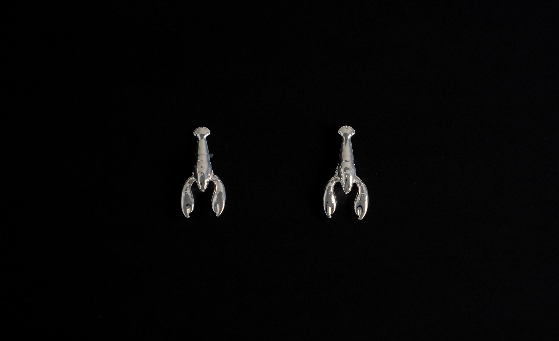 Aretes langosta en baño de oro o plataALMA BRAVIA Joyería Colombia