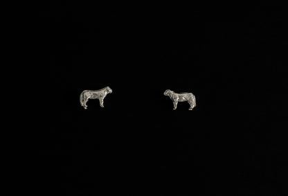 Aretes leona con baño en oro o plataALMA BRAVIA Joyería Colombia