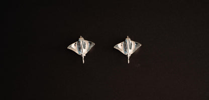 Aretes Stingray en baño de oro o plataALMA BRAVIA Joyería Colombia