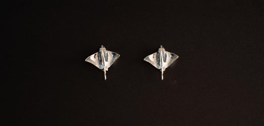 Aretes Stingray en baño de oro o plataALMA BRAVIA Joyería Colombia