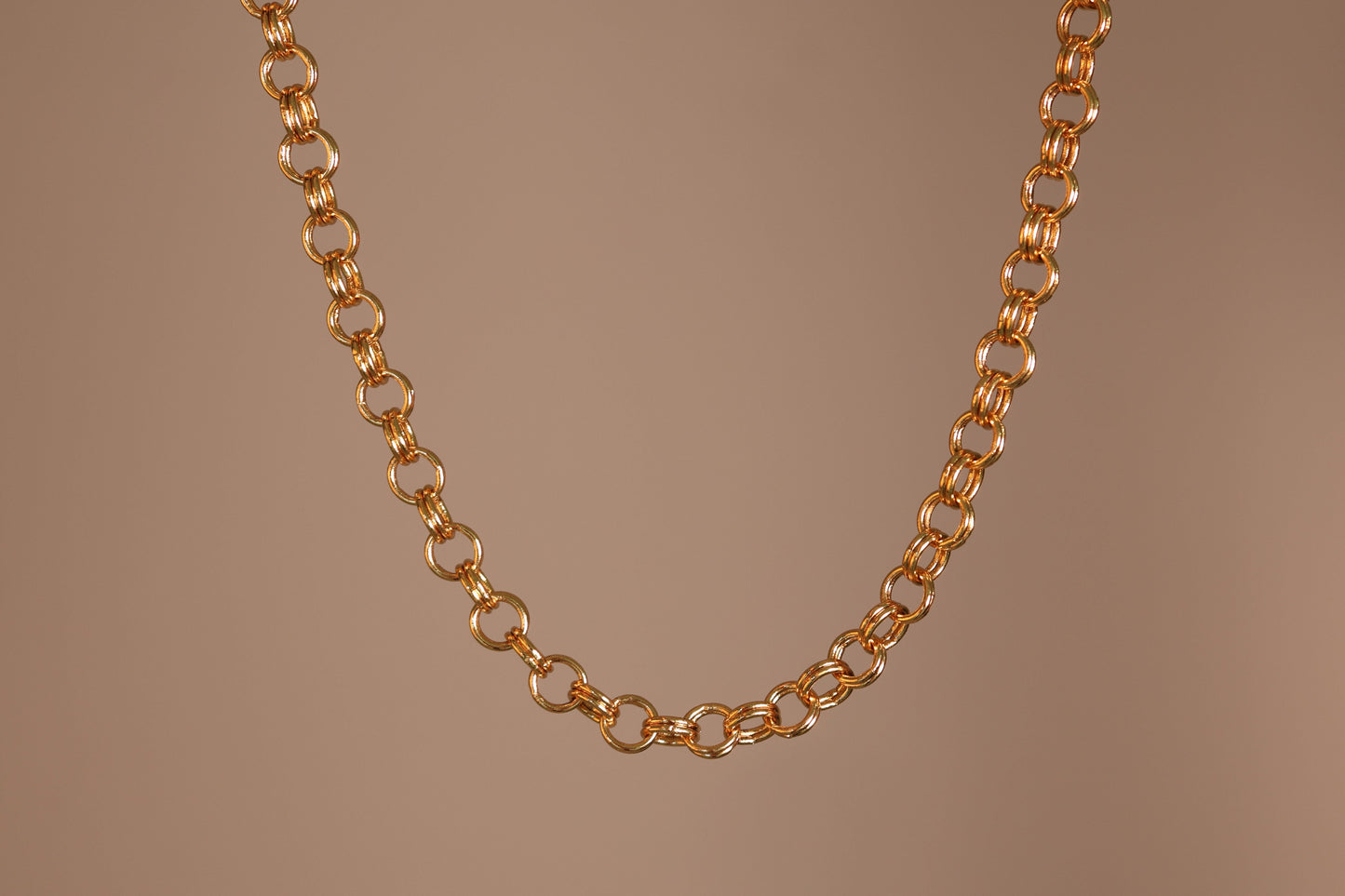 Cadena doble argollaALMA BRAVIA Joyería Colombia
