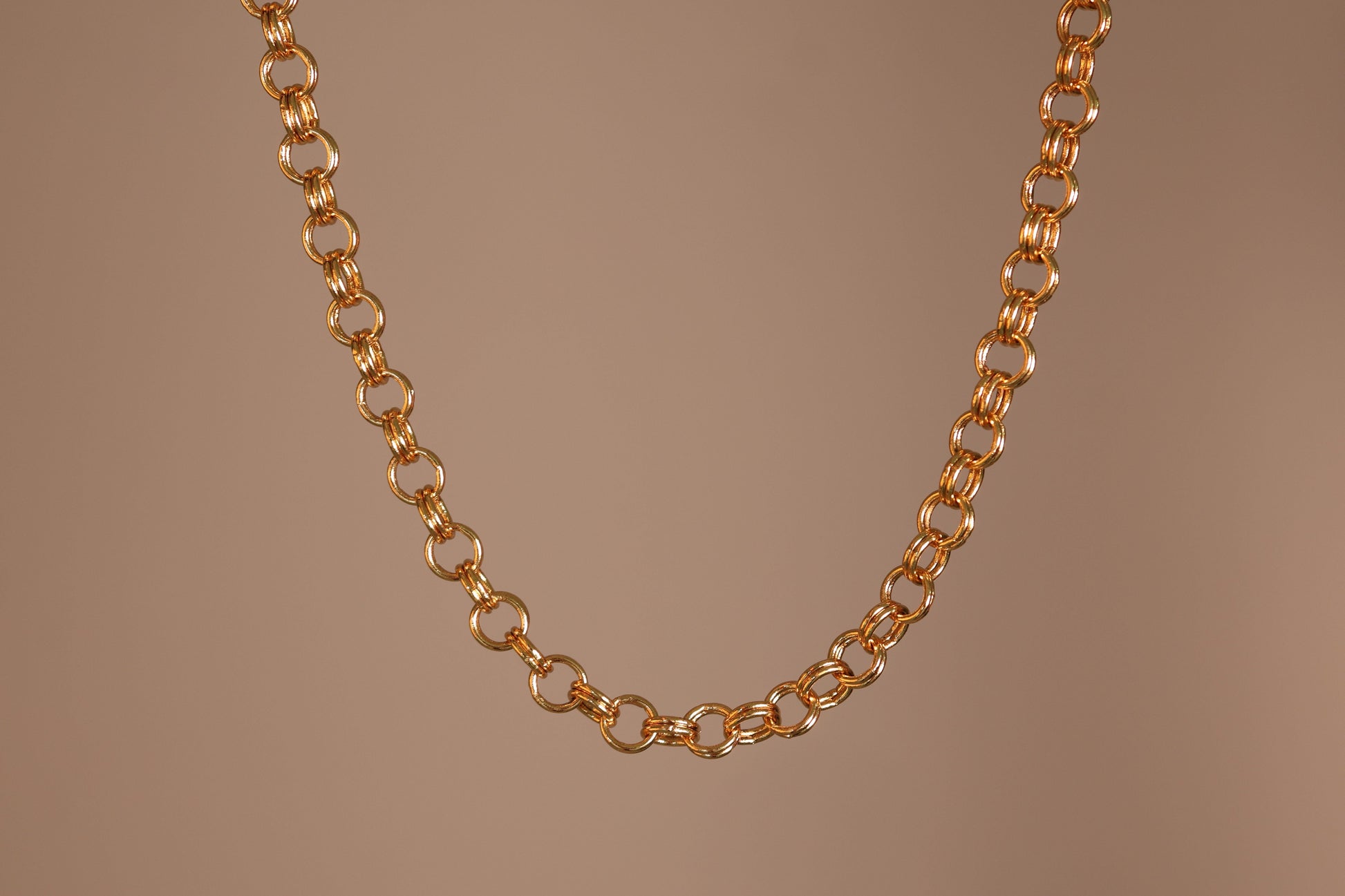 Cadena doble argollaALMA BRAVIA Joyería Colombia