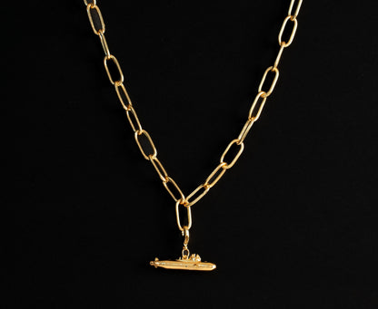 Charm submarino baño de oro o plataALMA BRAVIA Joyería Colombia