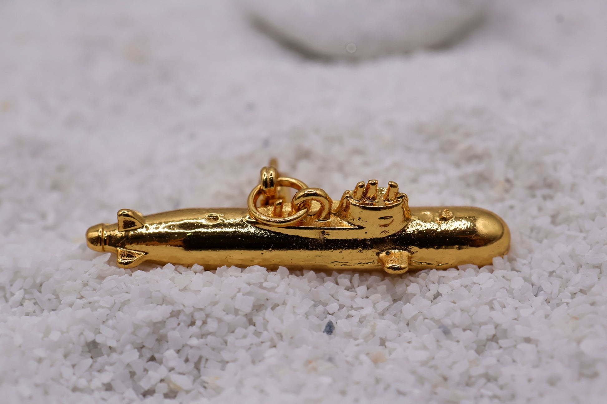 Charm submarino baño de oro o plataALMA BRAVIA Joyería Colombia